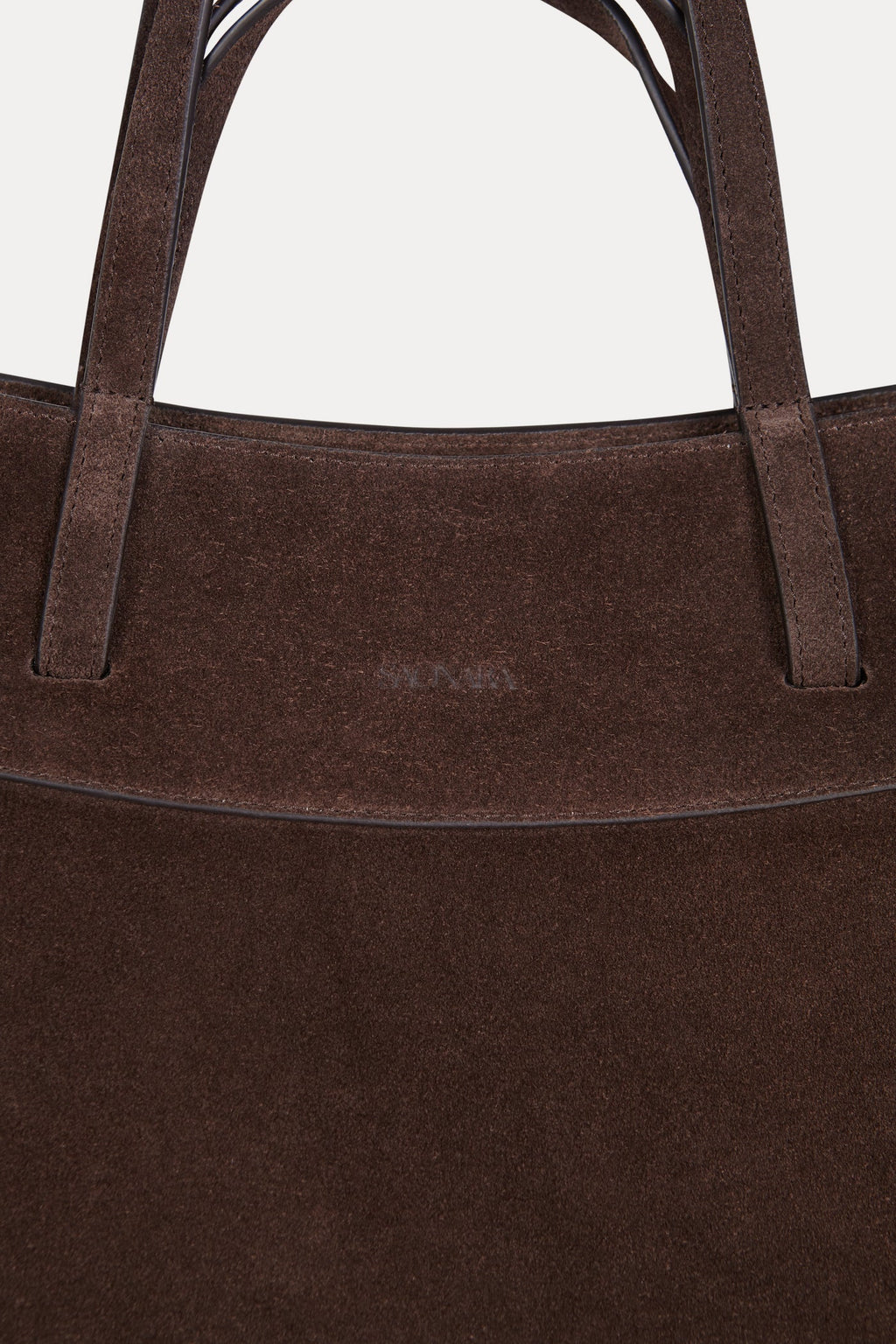 Shopping Tote Suede Chocolat
