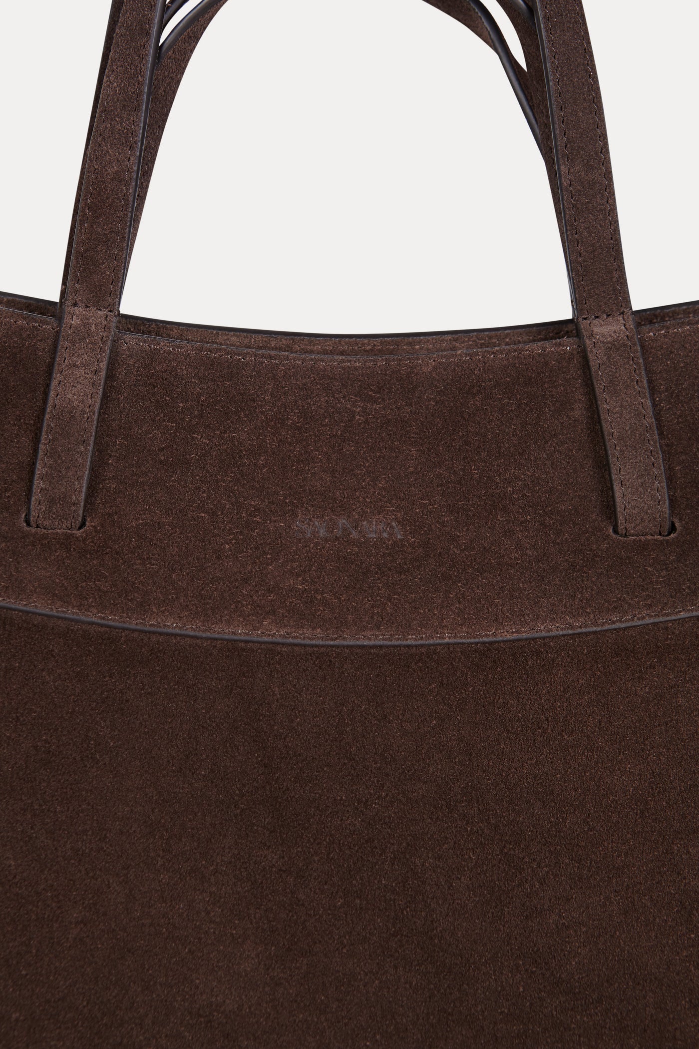 Shopping Tote Suede Chocolat