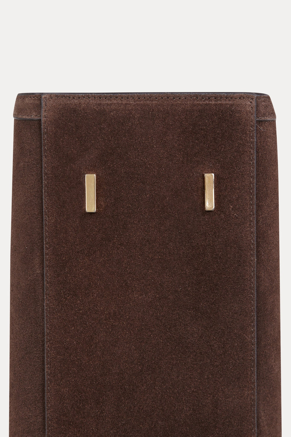 Shopping Tote Suede Chocolat