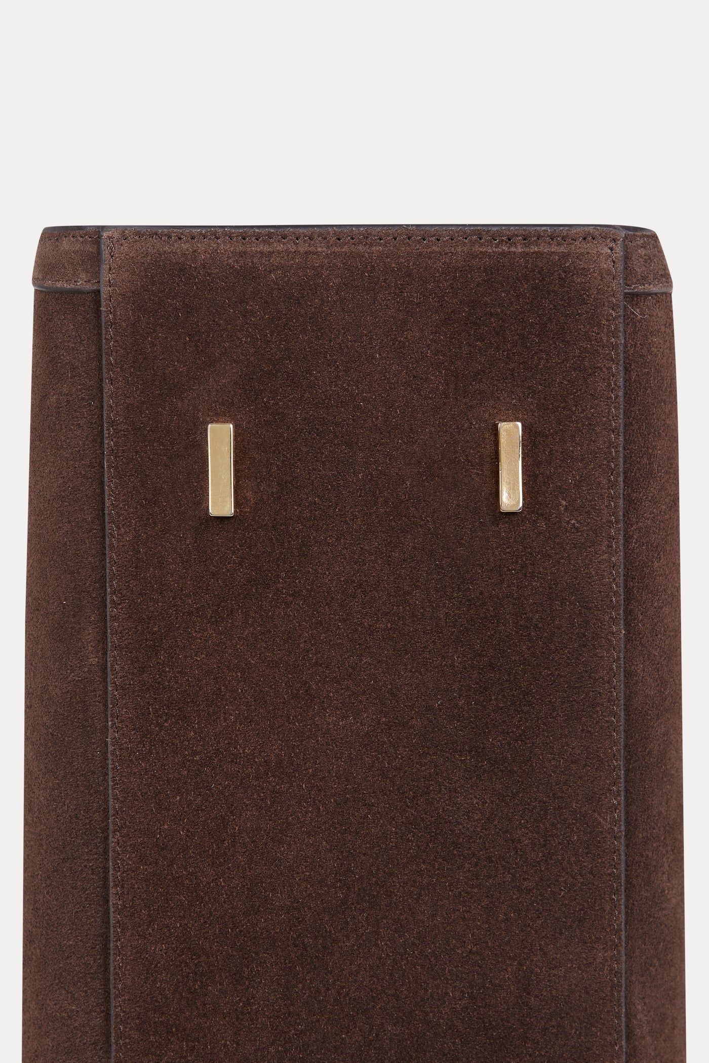Shopping Tote Suede Chocolat