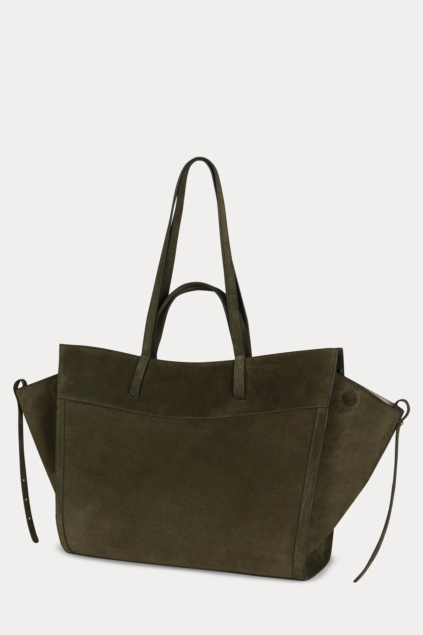 Shopping Tote Suede Olive
