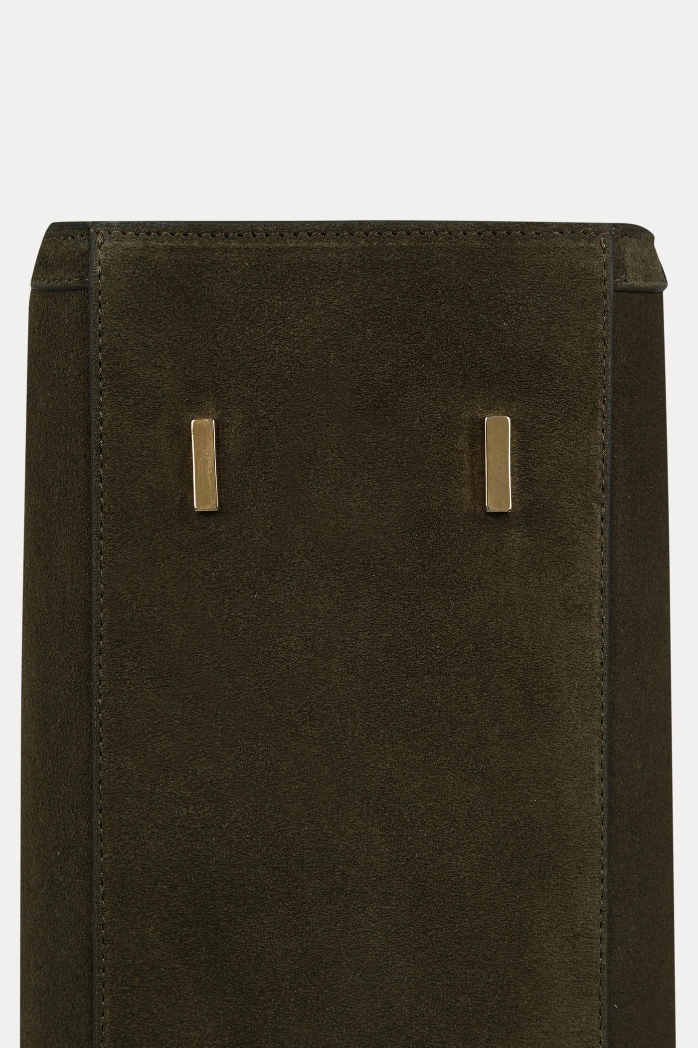 Shopping Tote Suede Olive
